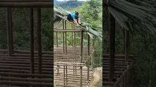 how to make 2 story bamboo house#diy #bamboohouse #lýthươngcountrylife