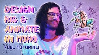 Design, Rig, and Animate a character in Moho - Full Tutorial