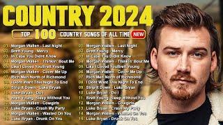 Luke Combs, Morgan Wallen, Brett Young, Kane Brown, Jason Aldean Country Music Playlist 2024