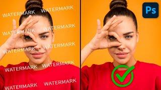 Rimuovere un WATERMARK in Photoshop CC 2024 - Photoshop Tutorial italiano