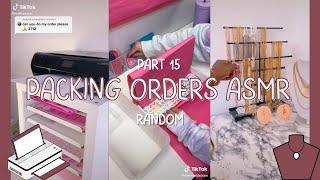 ASMR Packing Orders Part 15 | Random | TIKTOK Compilation | polaroidlove