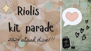 STASH DIVE: Riolis cross stitch kit parade + collection show and tell