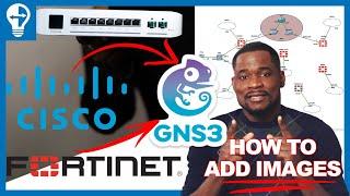 How To Create Cisco And Fortinet Devices on GNS3 | Useful Tricks and Simple Lab with FortiGate