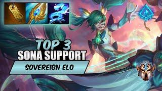 Wild Rift Sona top 3 support - S13 rank game + build