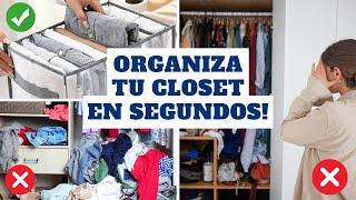  12 ERRORES FATALES AL ORGANIZAR TU CLOSET! Tips de Experta en Limpieza y Organización