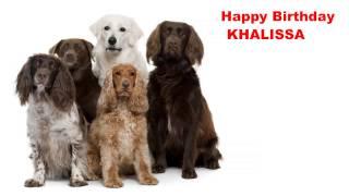 Khalissa  Dogs Perros - Happy Birthday