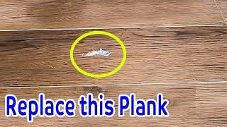 How to Replace a Vinyl Plank With a Tongue and Groove Locking System