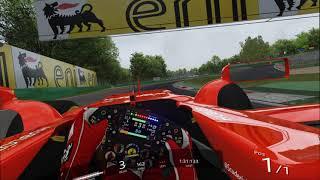 Virtual Reality: F1 Ferrari SF70H at Monza Gameplay ( Assetto Corsa)