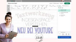 Das Textwerkzeug in Design Space (Cricut) verstehen