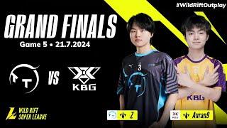 TT vs. KBG • Game 5 (Bo7) | Grand Finals | WSL Summer 2024