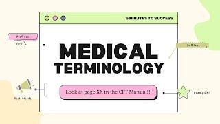 Medical Terminology - Breakdown Examples