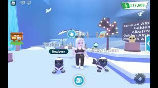 Bought Ribbon Seal pets Adopt Me Winter Update 2022 