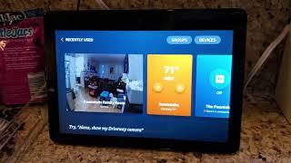 Smart Home Dashboard On Amazon Echo Show