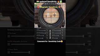  BGMI Scope Setting 2x 3x 4x 6x 8x | New Best Sensitivity Settings | No Recoil #shorts #bgmi #viral