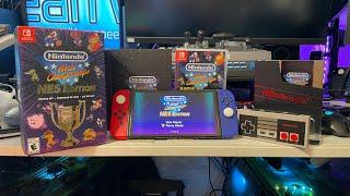 Nintendo World Championships NES Edition Deluxe Set Switch Unboxing and Gameplay