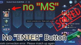 network connection error please match up again Solve. Mobile Legends (MLBB)