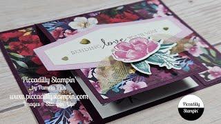 Stampin' Up! Regal Flora Fun Fold Card - 10/23/24