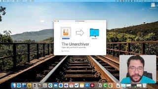 Compactação e descompactação de arquivos no Mac com o The Unarchiver da MacPaw