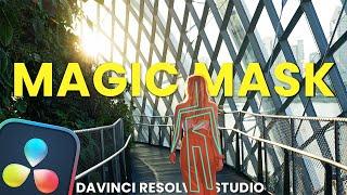 How To Use The Magic Mask In DaVinci Resolve Studio 18.5