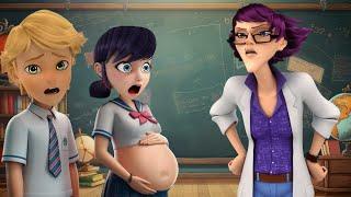 Sims 4Miraculous Marinette Pregnant with AdrienRunaway Teens Love Story ️