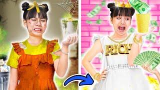 From Broke Kid To Rich Kid! Poor Baby Doll In A Billionaire Family | Baby Doll And Mike