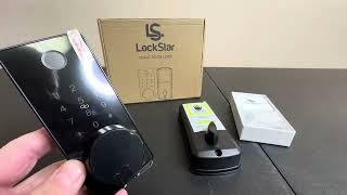 LOCKSTAR® Smart Door Lock • Keyless Deadbolt • Multiple Entry Methods – APP • Fingerprint Touch ID •