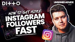 How To Get More Instagram Followers FAST | Music Marketing | Ditto Music