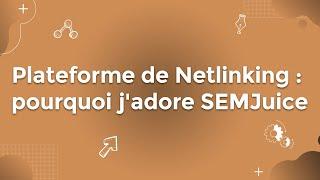 Plateforme de Netlinking : pourquoi j'adore SEMJuice