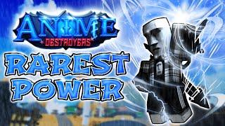 I UNLOCKED THE RAREST MYTHICAL POWER IN THE NEW ANIME DESTROYERS SIMULATOR UPDATE | UPDATE 1