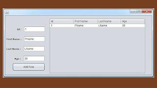 JAVA Tutorial - How To Add A Row To JTable From JTextfields in Java NetBeans [With Source Code]