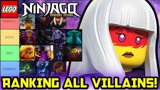 The Ultimate Ninjago Villain Tier List!  Ranking Ninjago Villains! (Dragons Rising Update)