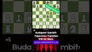 Budapest Gambit: Fajarowicz Variation | Lagha Khelil vs Contedini Ennio #budapestgambit