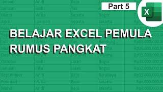 Rumus Excel Pangkat Belajar Excel Pemula Multi Talenta Tutorial