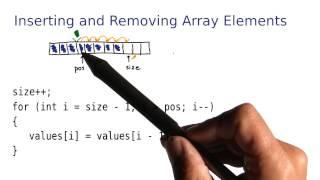 Inserting and Removing Arrays - Intro to Java Programming