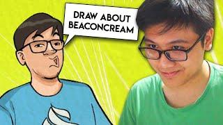 REACTION DRAW ABOUT BEACONCREAM