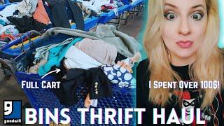 My Cart Was FULL! Goodwill Outlet Bins Thrift Haul to Resell on Poshmark & eBay