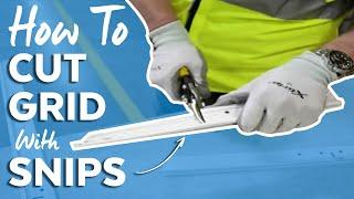 How to Cut Grid With Snips | Armstrong Ceiling Solutions