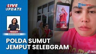 Selebgram Ratu Entok Ngamuk saat Dijemput Paksa Polda Sumut atas Kasus Penistaan Agama