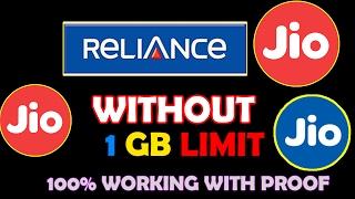 REMOVE 1 GB LIMIT FROM RELIANCE JIO 100% WORKING METHOD | BYPASS HAPPY NEW YEAR OFFER