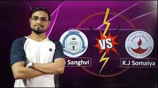 KJ Somaiya vs DJ Sanghvi | Which is better? | Based on cutoff | Placement | MHT CET | JEE