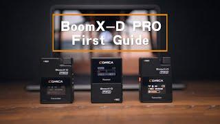 【Tutorials】First Guide of BoomX-D PRO 2.4G Dual-channel On-board Recording Wireless Mic