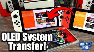 The Nintendo Switch OLED How To System Transfer & Comparison To Original Launch Console!