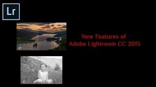 New features of Adobe Lightroom CC 2015