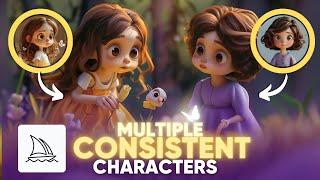 Multi-Character Scene with Midjourney’s Huge Character Consistency Update (--cref)