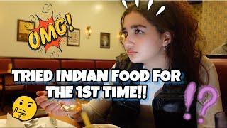 TRIED INDIAN FOOD FOR THE FIRST TIME!! (VLOG WITH MOM)