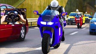 Weaving MOTORCYCLES Through Japan HIGHWAY Lane Splitting Traffic w/MK Elite!!