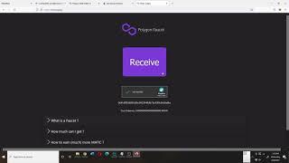 How to use the Matic Faucet to get FREE Matic for Transactions