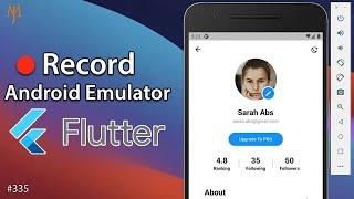 Flutter Tutorial - How To Record Screen On Android Phone/Emulator | Mp4 Video, GIF, Screenshot