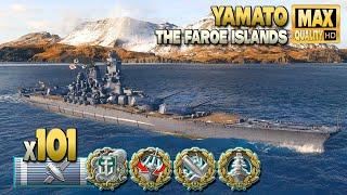 Battleship Yamato: Kraken on map The Faroe Islands - World of Warships