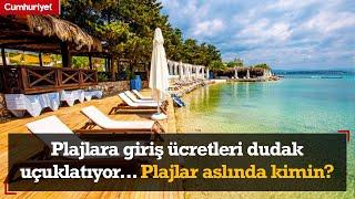 Plajlara giriş ücretleri dudak uçuklatıyor... Peki aslında kıyılar kimin?